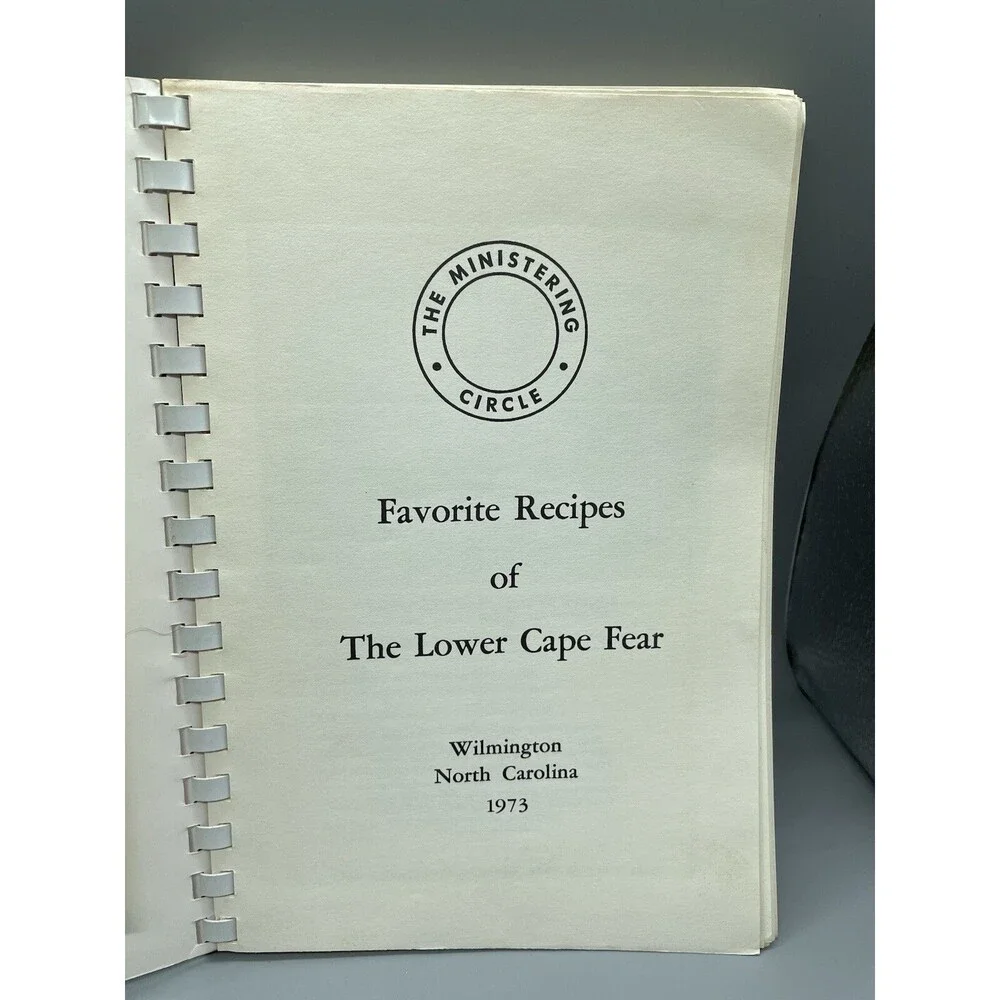 Vintage Favorite Recipes‎ of Lower Cape Fear Cookbook Wilmington North Carolina